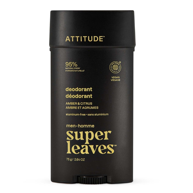 attitude Super leaves Homme - Déodorant - Ambre & agrumes 