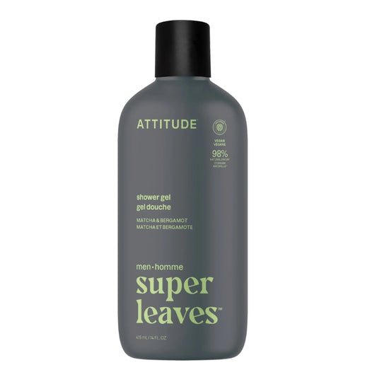 attitude Super leaves Homme - Gel douche - Matcha & Bergamote