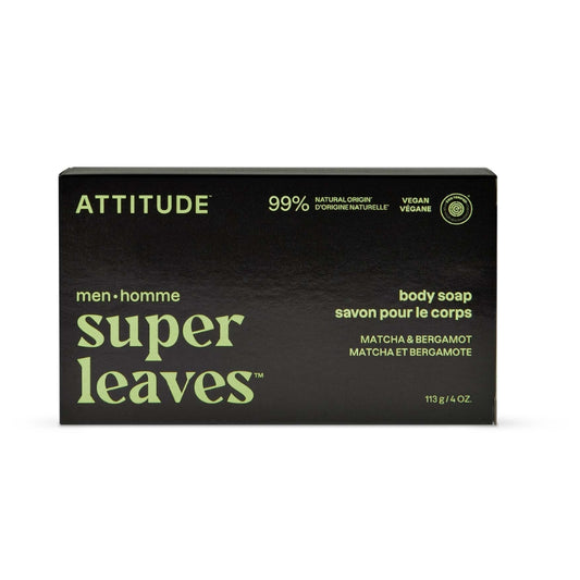 attitude Super leaves Homme - Savon corps - Matcha & Bergamote