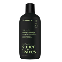 attitude Super leaves Homme - Shampoing et revitalisant - Matcha & Bergamote 
