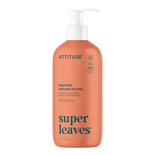 attitude lotion corps - melon fleur de pecher 473ml
