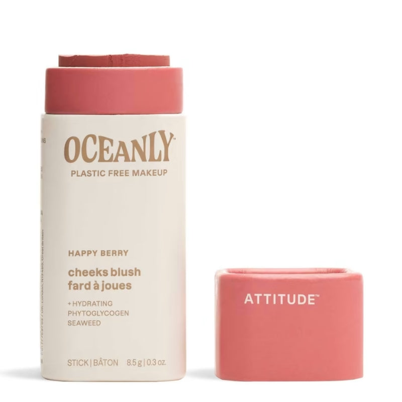 attitude Oceanly Fard à Joues en Bâton - Happy Berry Cream Blush Stick