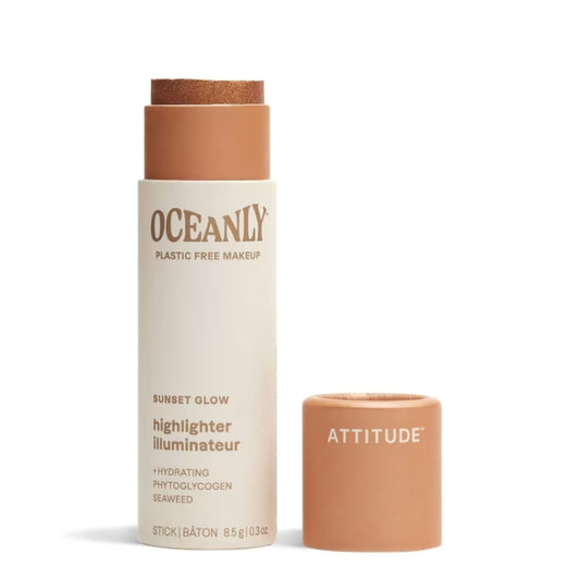 attitude Oceanly Illuminateur en Bâton - Sunset Glow Cream Highlighter Stick