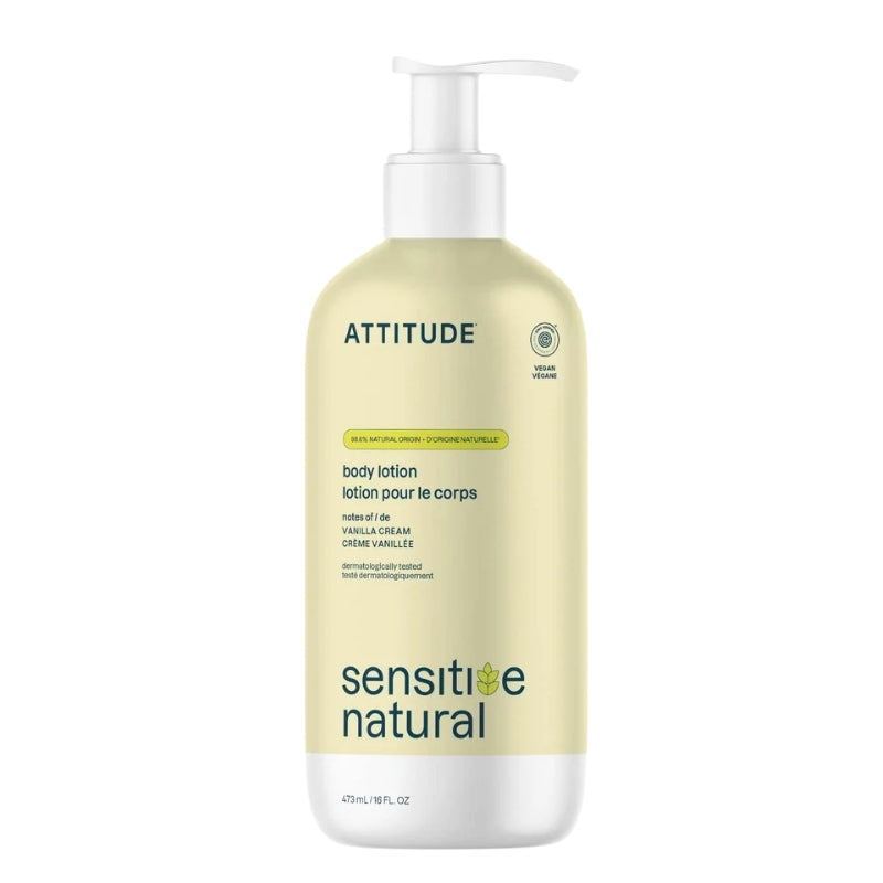 Attitude 
Peau sensible lotion corps - Crème vanillé
