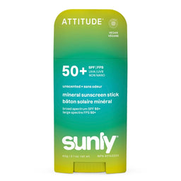 Attitude - Sunly bâton solaire minéral FPS 50 - Sans odeur - 60 g