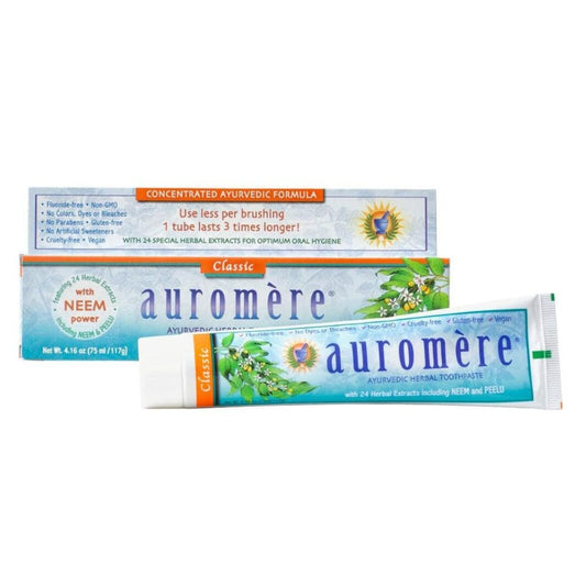 auromere Dentifrice ayurvédique - Classique (Réglisse)