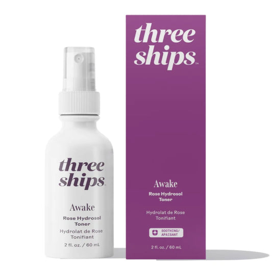 Three ships Awake Hydrolat de rose tonifiant 