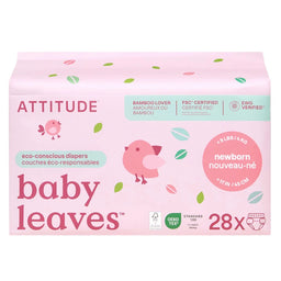 Attitude - Baby leaves couches bébé - Nouveau-né (moins de 4kg) - 28 unités