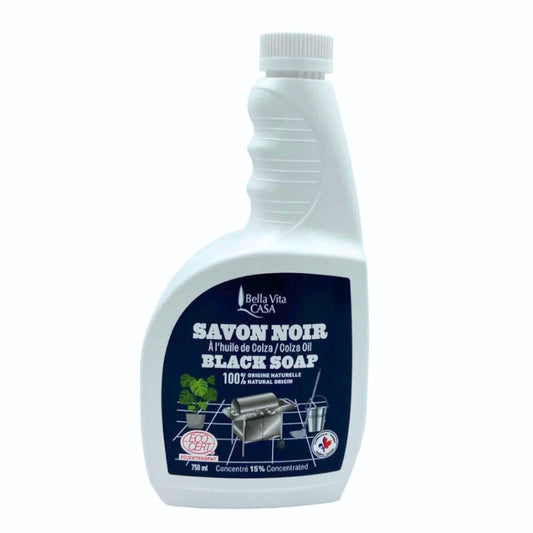 Bella Vita Casa - savon noir à l'huile de colza - 750 ml