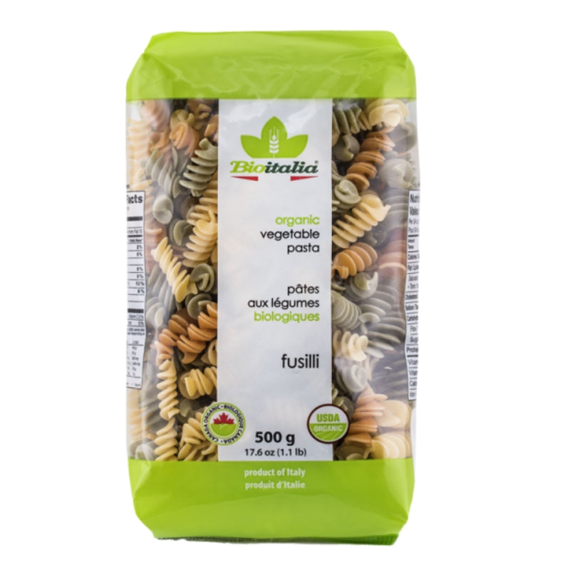 bioitalia Pâtes aux Légumes Biologiques - Fusilli