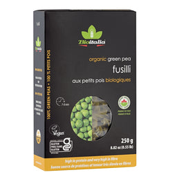bioitalia Pâtes de Petits Pois Biologiques - Fusilli