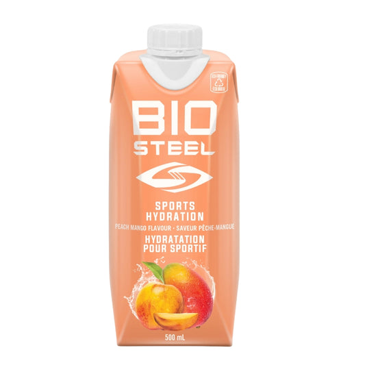 boisson sportive - pêche - mangue