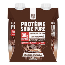 Biosteel - Boisson protéinée - Chocolat - 4 X 325 ml