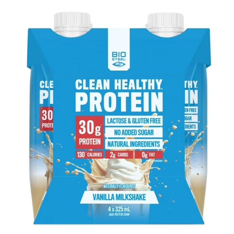Biosteel - Boisson protéinée - Vanille - 4 X 325 ml