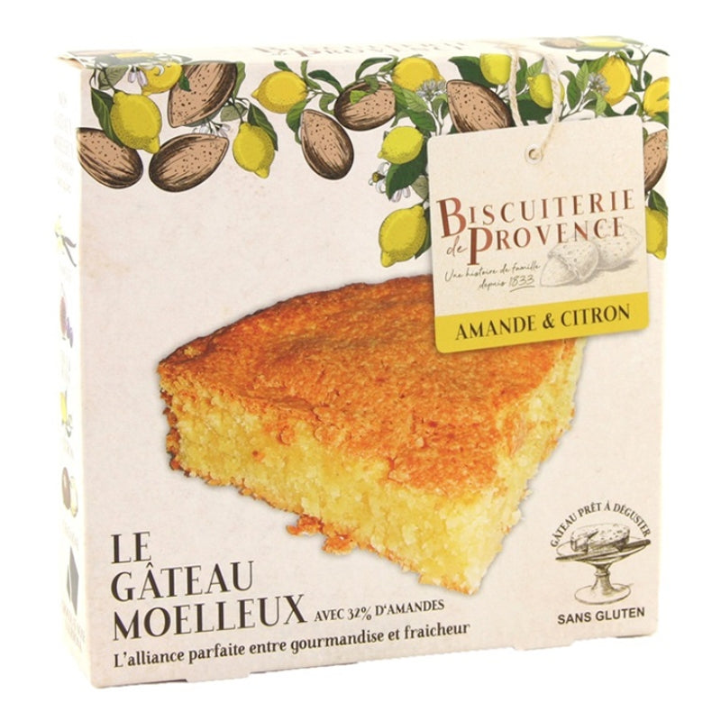 Biscuiterie de Provence - Gâteau moelleux - Amande et citron - 240 g