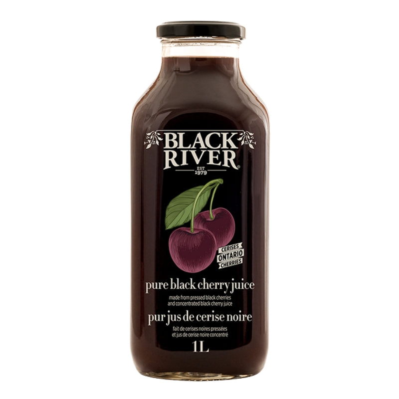 Black River - Jus pur - Cerise noire - 1 L