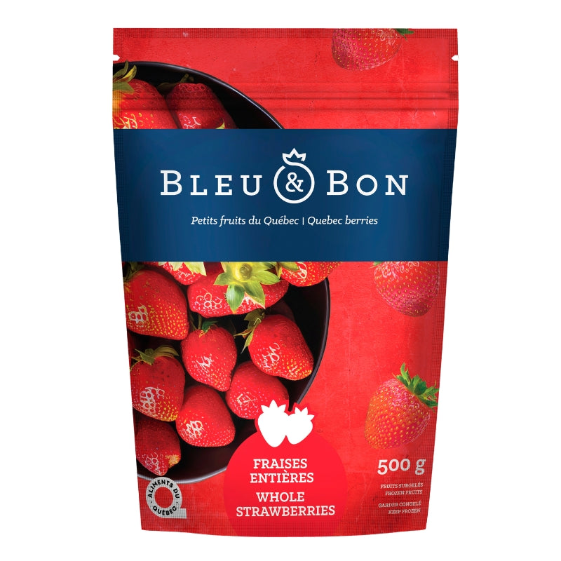 Bleu & Bon - Fraises entières - 500g