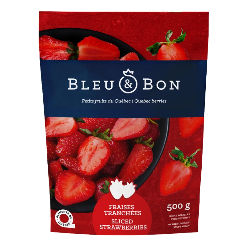 Bleu & Bon - Fraises tranchées - 500 g