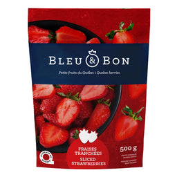 Bleu & Bon - Fraises tranchées - 500 g