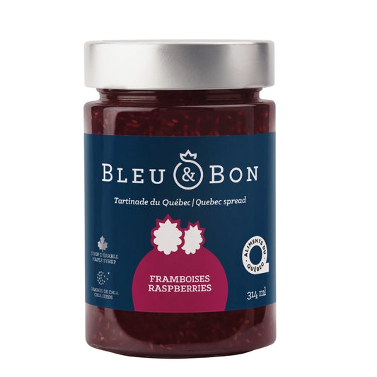 bleu & bon tartinade - framboises 314ml