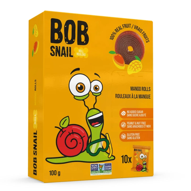 Bob Snail - Rouleaux à la mangue - 100 g