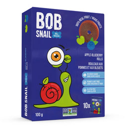 Bob Snail - Rouleaux aux pommes et aux bleuets - 100 g