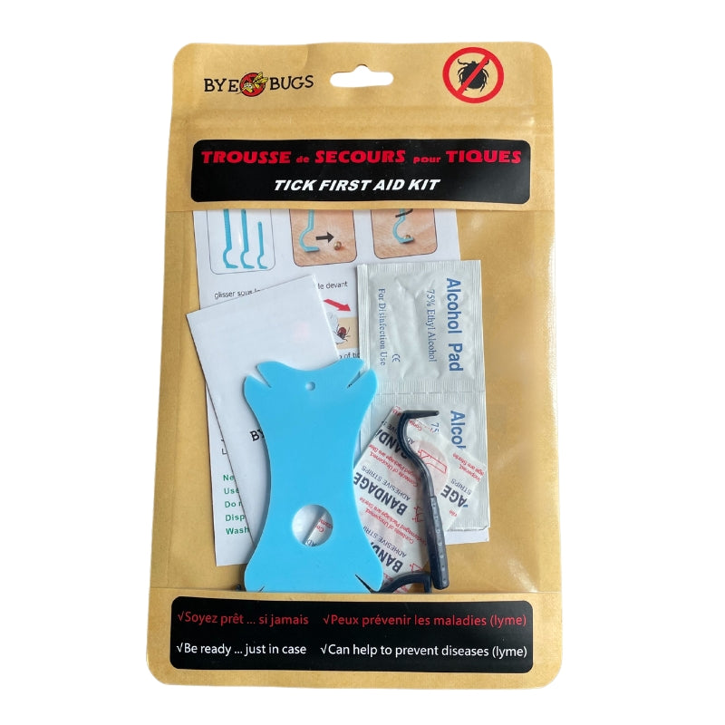 bye bugs trousse de secours de base pour tiques