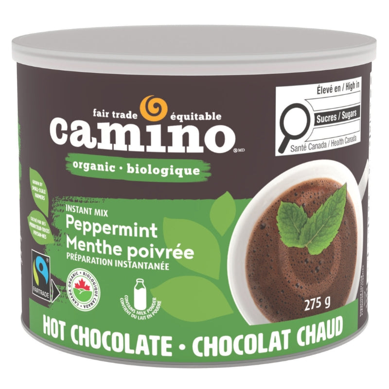 Camino - Chocolat chaud - Menthe poivrée bio - 275 g