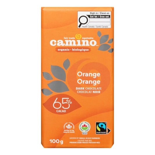 Camino Chocolat noir 65% cacao - Orange 