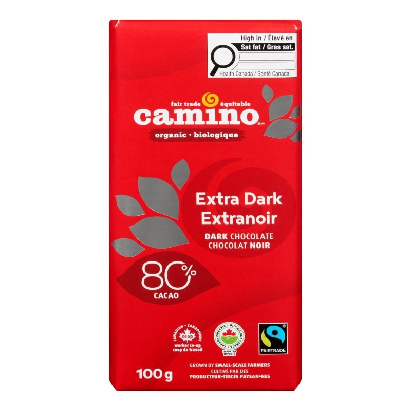 Camino Chocolat noir 80% cacao - Extranoir