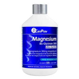 Canprev - Magnesium Bisglycinate 300 ultra doux - liquide - 500 ml
