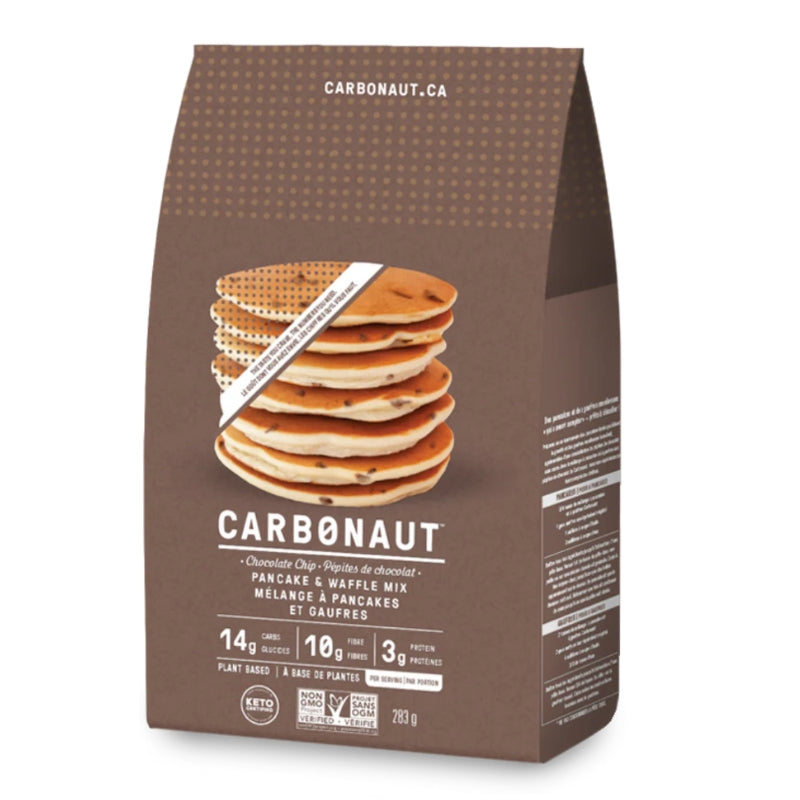 Carbonaut - mélange à pancake et gaufres - pépites de chocolat - 283 g
