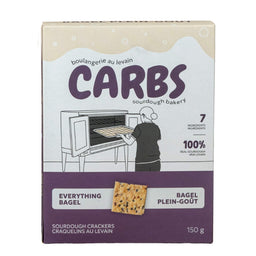 carbs craquelins au levain bagel plein-gout