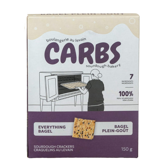 carbs craquelins au levain bagel plein-gout