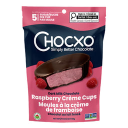 Chocxo - Moules au chocolat au lait foncé - Crème de framboise - 98 g