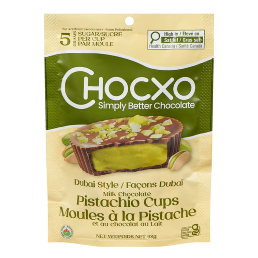 Chocxo - Moules au chocolat au lait - Pistache - 98 g