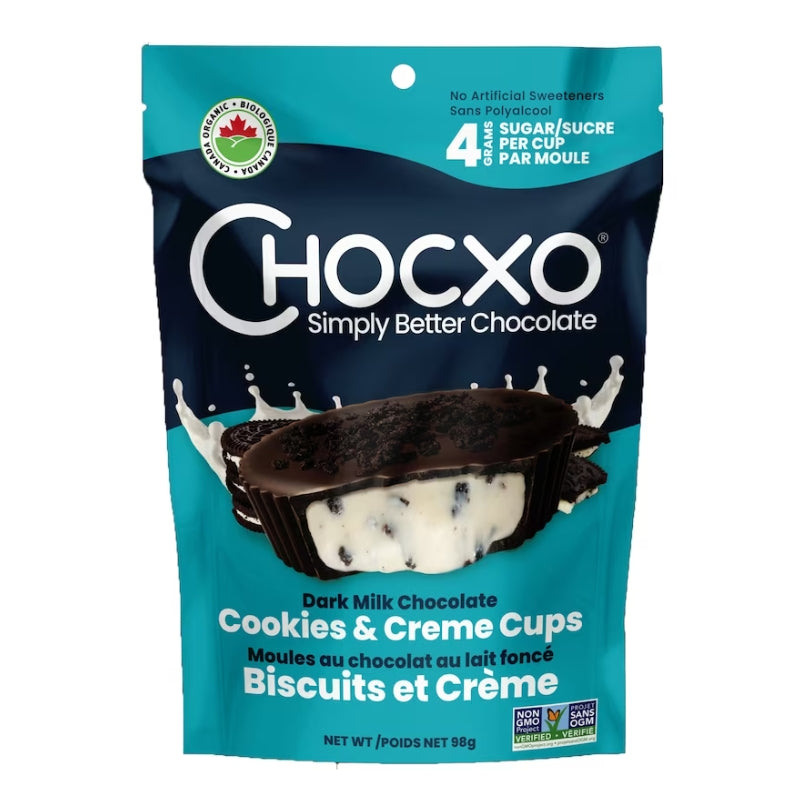Chpcxo - Moules au chocolat au lait foncé - Biscuits et crème - 98 g
