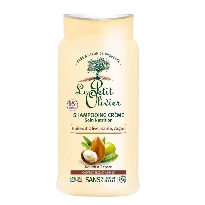 le petit olivier Shampoing crème - Cheveux secs et abîmés 