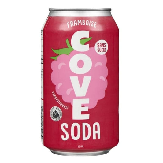 Cove soda - Soda - Framboise - 355 ml