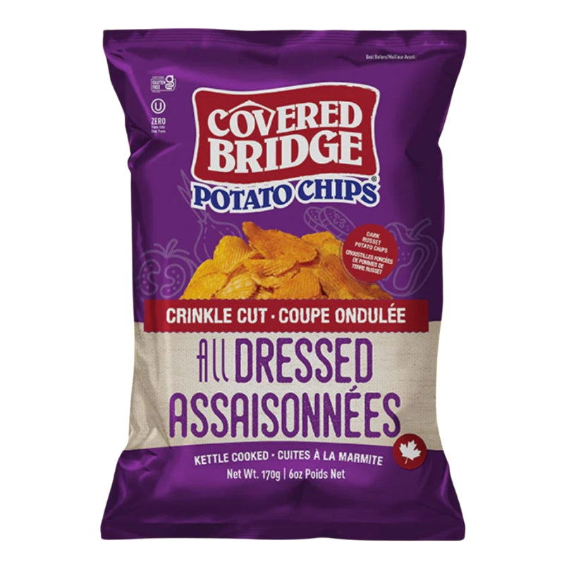 Covered Bridge -Chips - Assaisonnées ondulées - 170 g