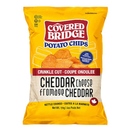 Covered Bridge - Chips - Fromage cheddar ondulées - 170 g