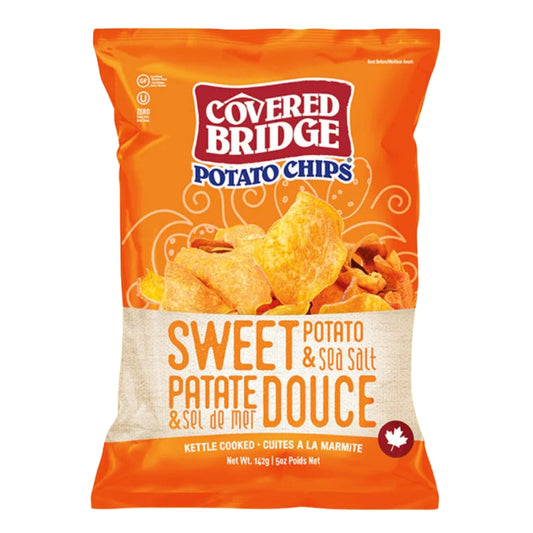 Covered Bridge - Chips - Patates douces & sel de mer - 142 g