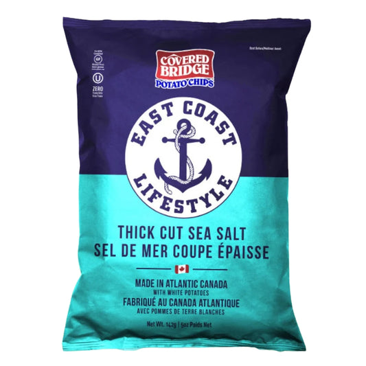 Covered Bridge - Chips - Sel de mer coupe épaisse - 142 g