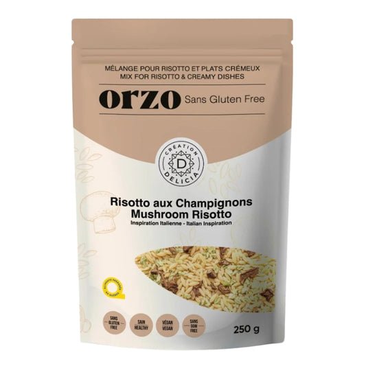 Création Delicia - Orzo - Risotto aux champignons - 250 g