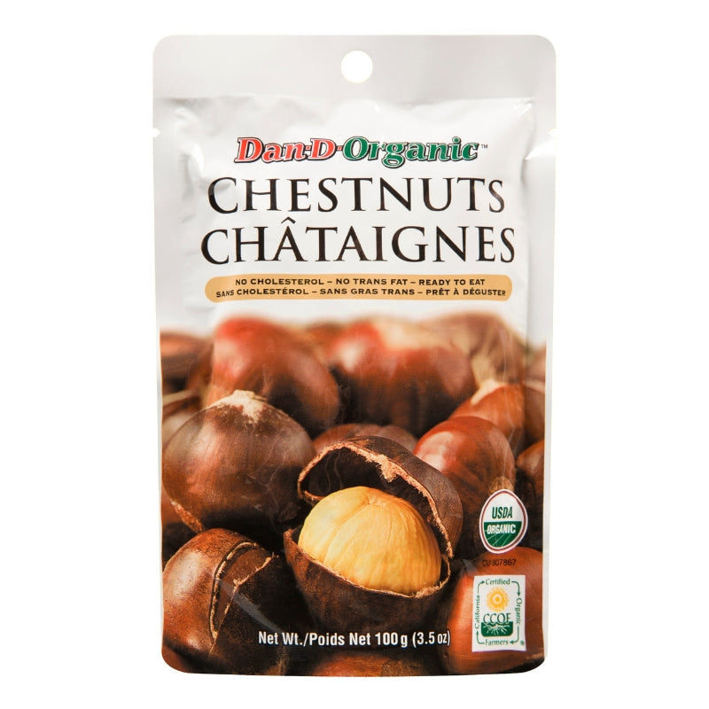 Dan D - Châtaignes bio - Prêt à déguster - 100 g