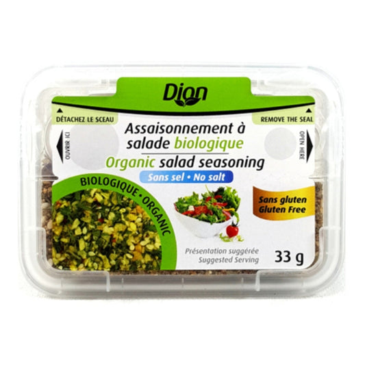 Dion - Assaisonnement à salade sans sel biologique - 33 g