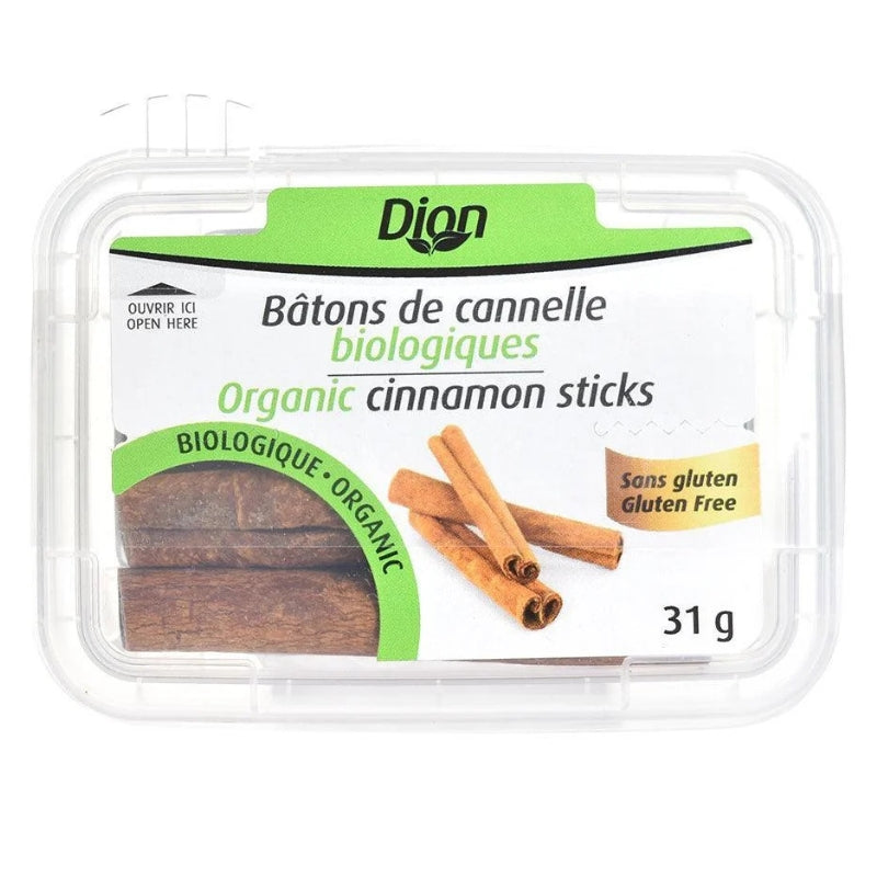Dion - Cannelle en bâtons biologique - 31 g