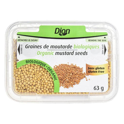 Dion - Graines de moutarde biologiques - 63 g