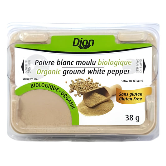 Dion - Poivre blanc moulu biologique - 38 g