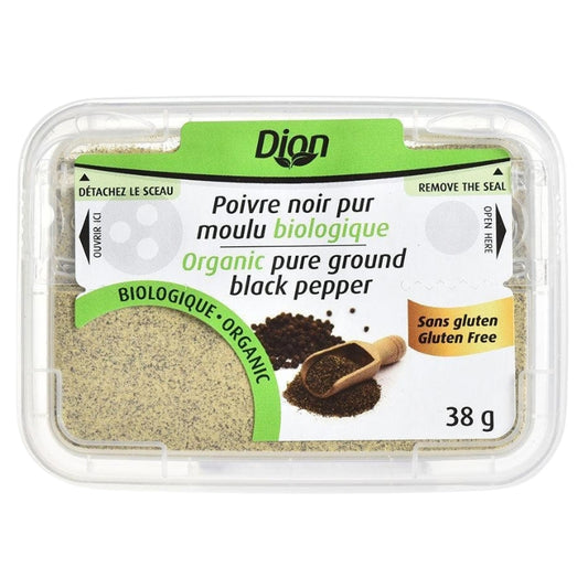 Dion - Poivre noir pur moulu biologique - 38 g